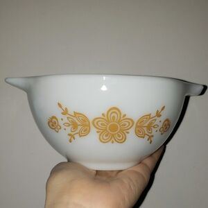 Vintage Floral Mixing Bowl